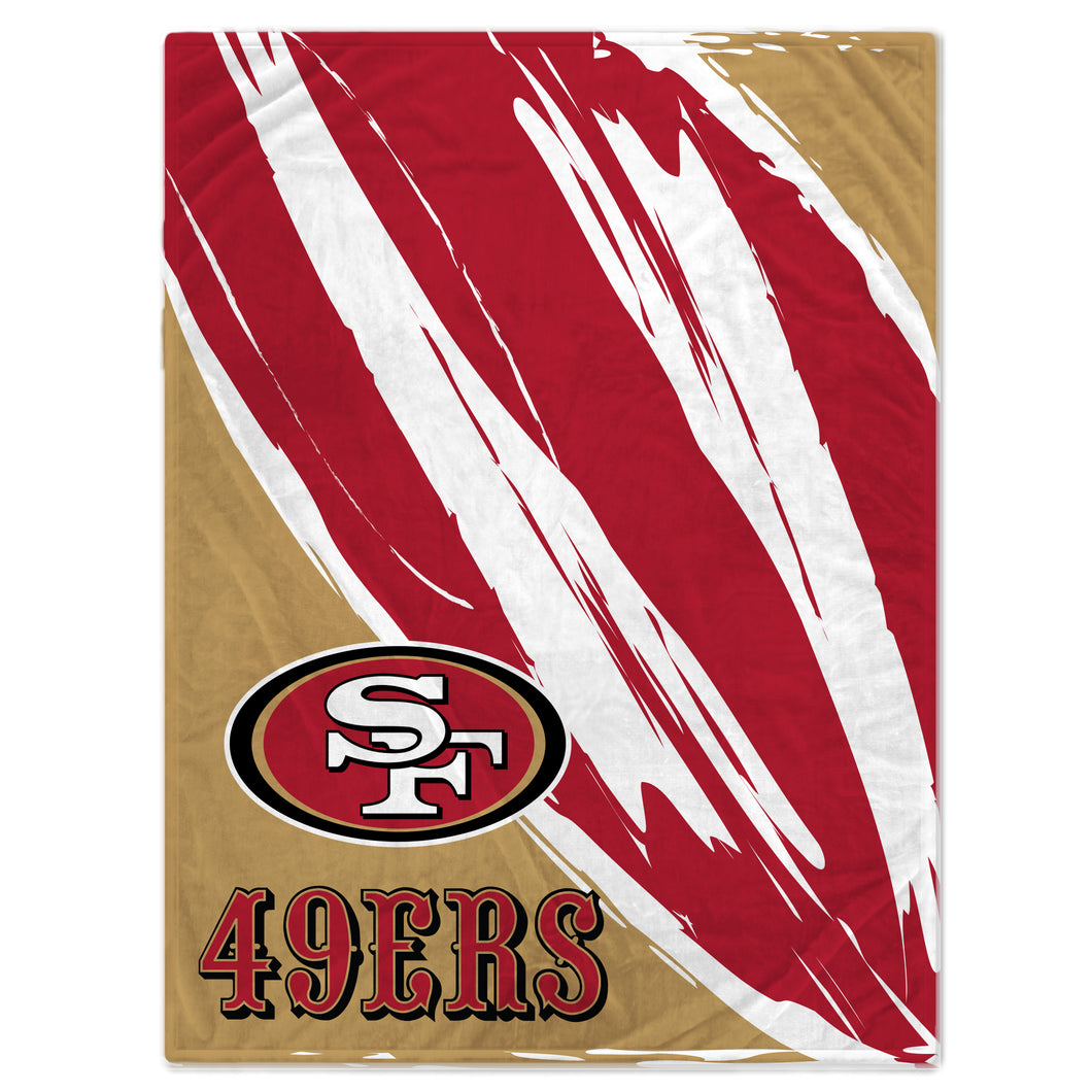 San Francisco 49ers Retro Jazz Oversized Blanket