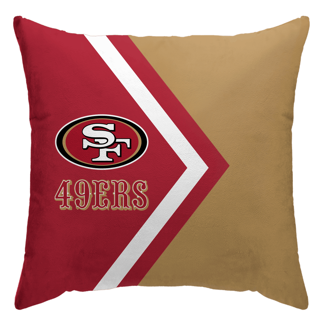 San Francisco 49ers Side Arrow Poly Spandex Decor Pillow