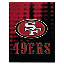 Load image into Gallery viewer, San Francisco 49ers Half Tone Drip Blanket
