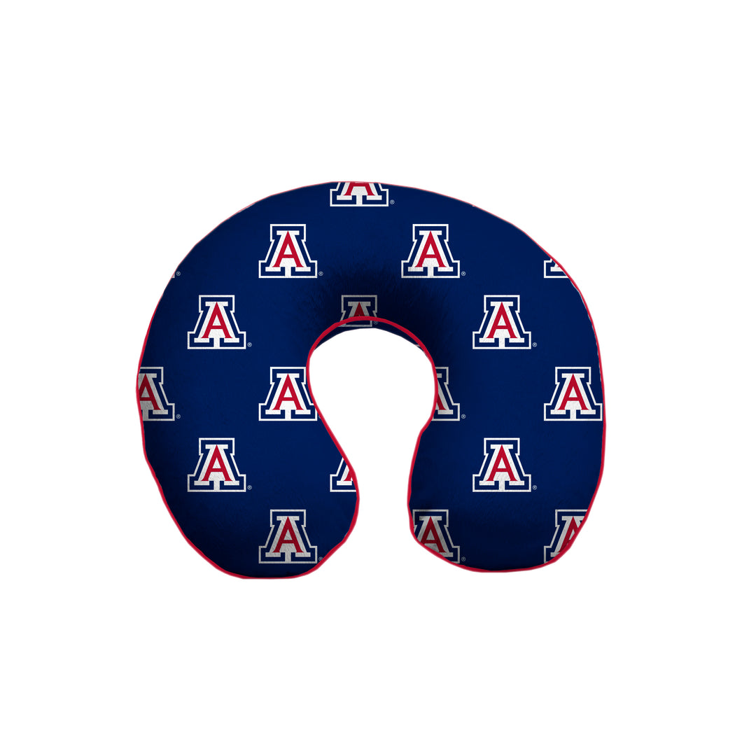 Arizona Wildcats Repeat Logo Memory Foam Travel Pillow