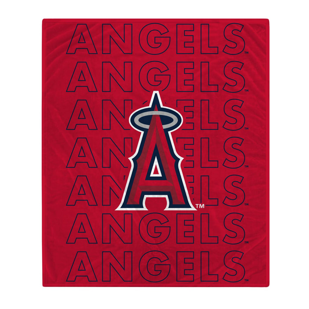 Los Angeles Angels Echo Wordmark Blanket
