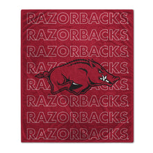 Load image into Gallery viewer, Arkansas Razorbacks Echo Wordmark Blanket
