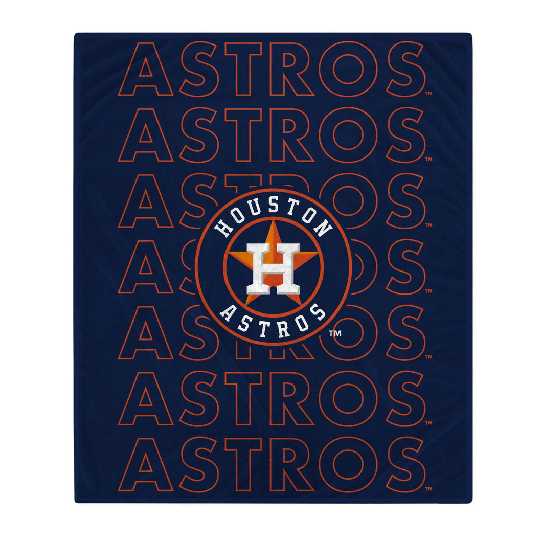 Houston Astros Echo Wordmark Blanket