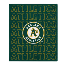 Load image into Gallery viewer, Oakland Athletics Echo Wordmark Blanket
