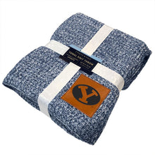 Load image into Gallery viewer, BYU Cougars Two Tone Sweater Knit Blanket
