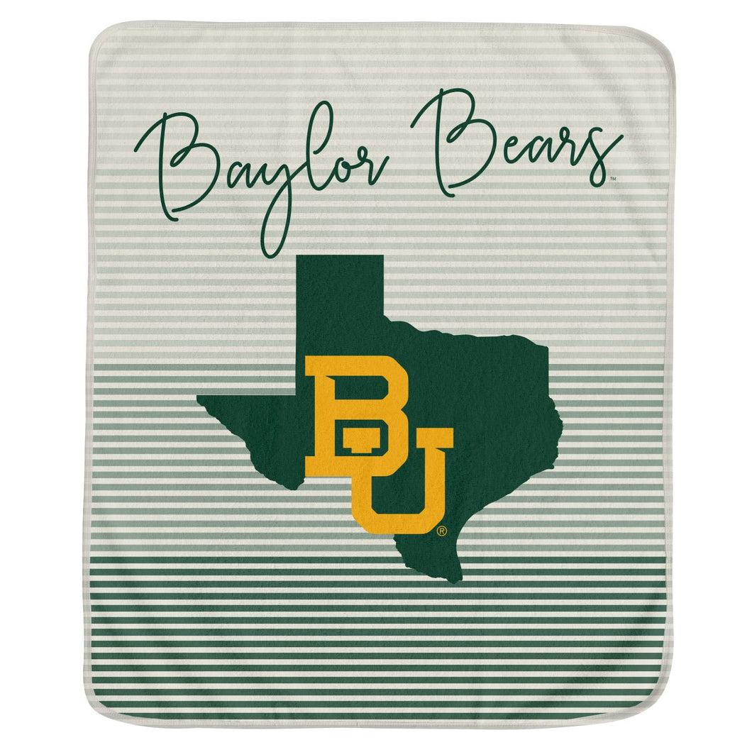 Baylor Bears State Stripe Blanket
