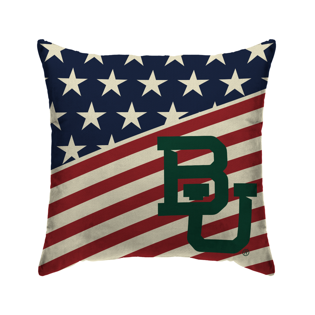 Baylor Bears Americana Duck Cloth Decor Pillow
