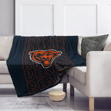 Load image into Gallery viewer, Chicago Bears Echo Wordmark Blanket
