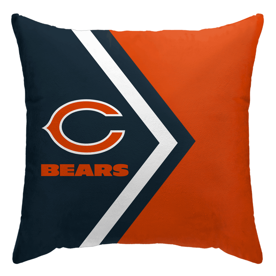 Chicago Bears Side Arrow Poly Spandex Decor Pillow