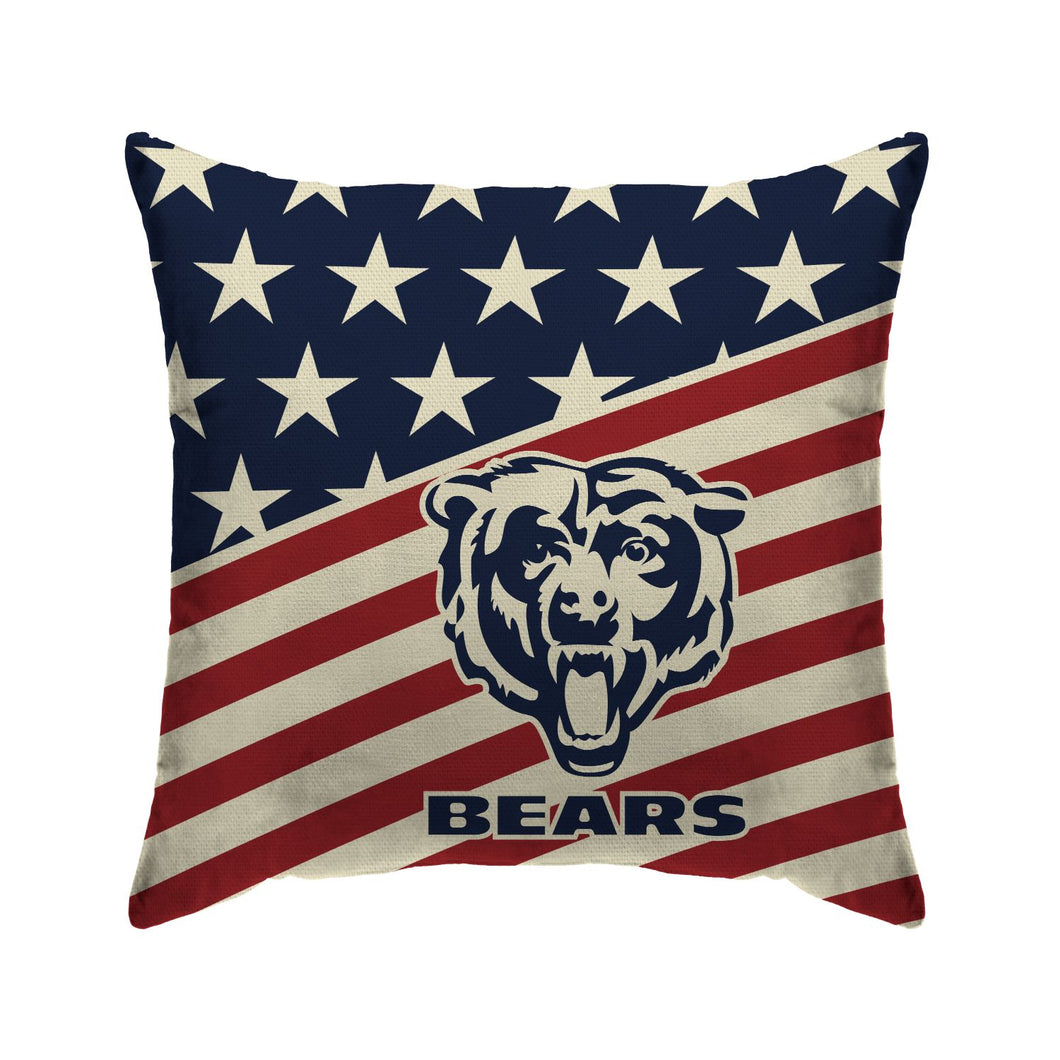 Chicago Bears Americana Duck Cloth Decor Pillow