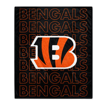 Load image into Gallery viewer, Cincinnati Bengals Echo Wordmark Blanket
