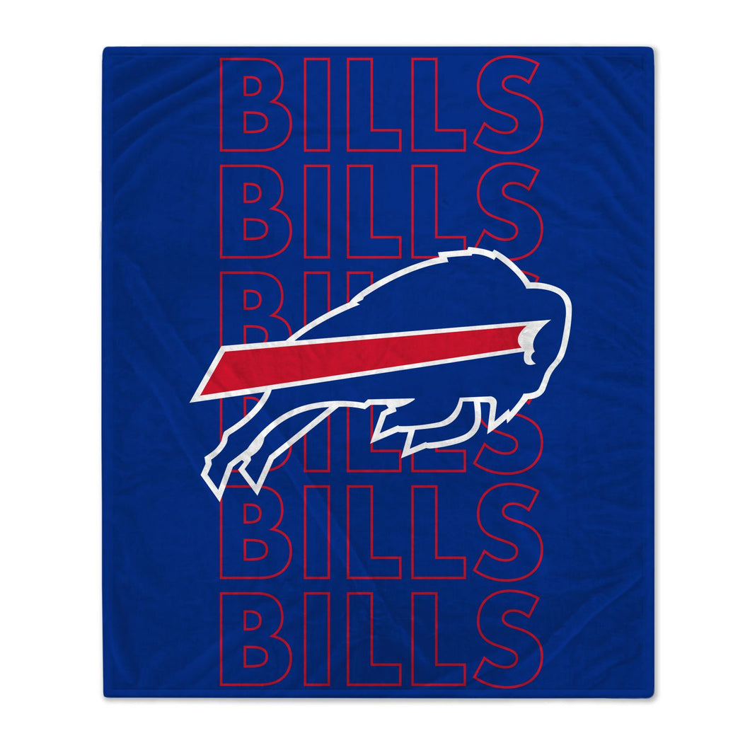 Buffalo Bills Echo Wordmark Blanket