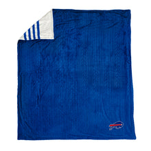 Load image into Gallery viewer, Buffalo Bills Embossed Sherpa Stripe Blanket
