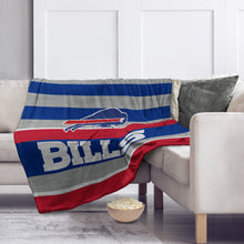 Load image into Gallery viewer, Buffalo Bills Heathered Stripe Blanket
