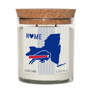 Buffalo Bills Home State Cork Top Candle