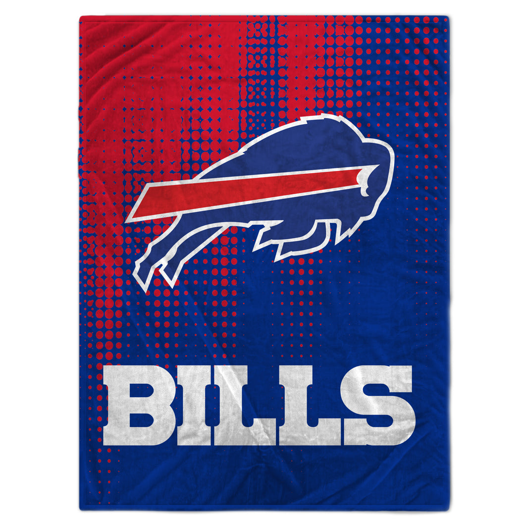 Buffalo Bills Half Tone Drip Blanket