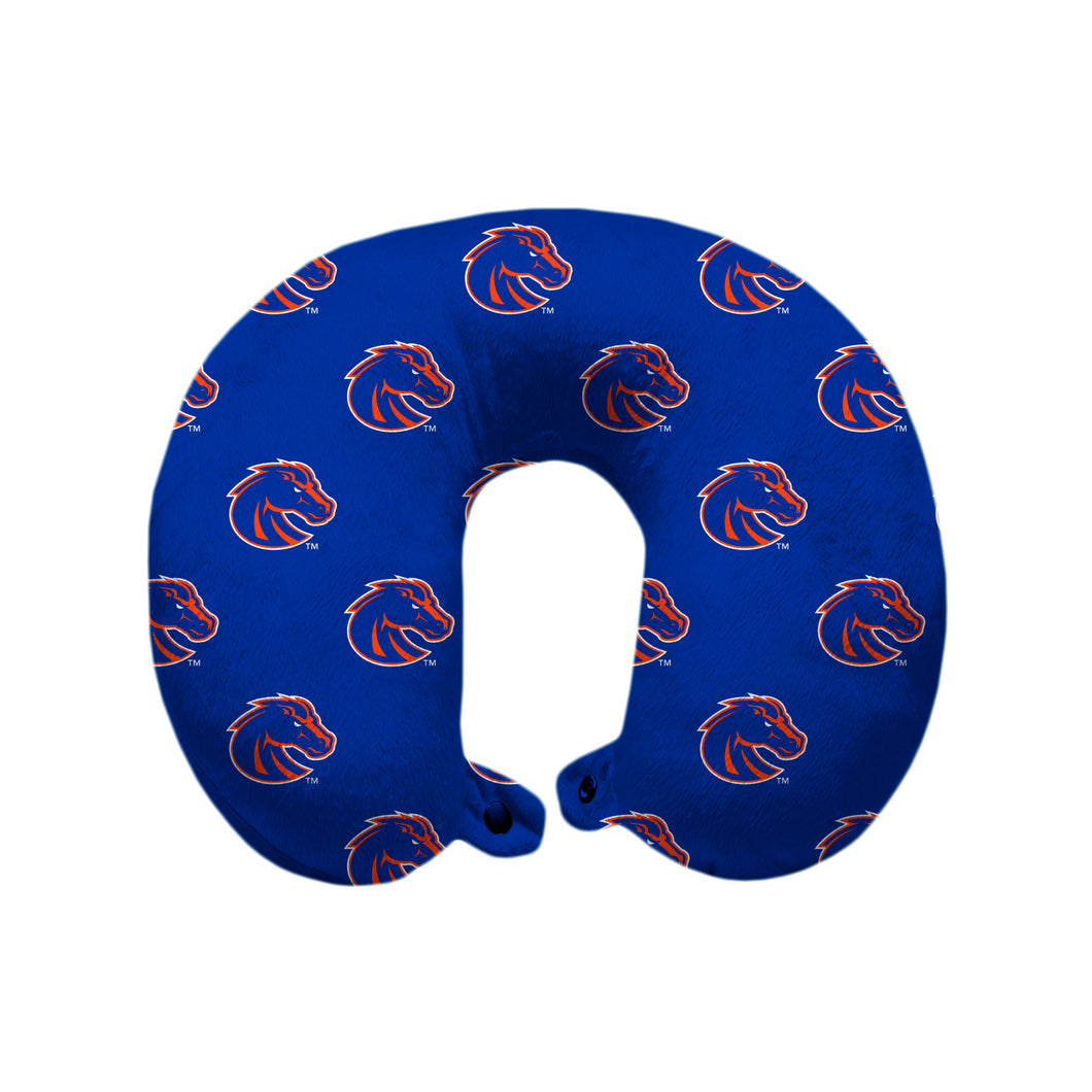 Boise State Broncos Repeat Logo Polyester Travel Pillow