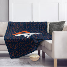 Load image into Gallery viewer, Denver Broncos Echo Wordmark Blanket
