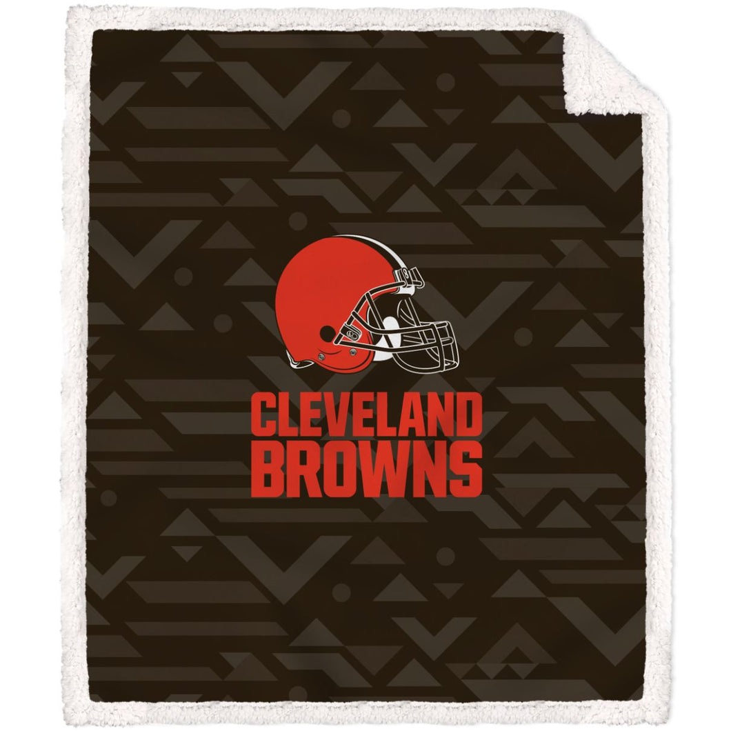 Cleveland Browns Delta Poly Spandex Blanket with Sherpa
