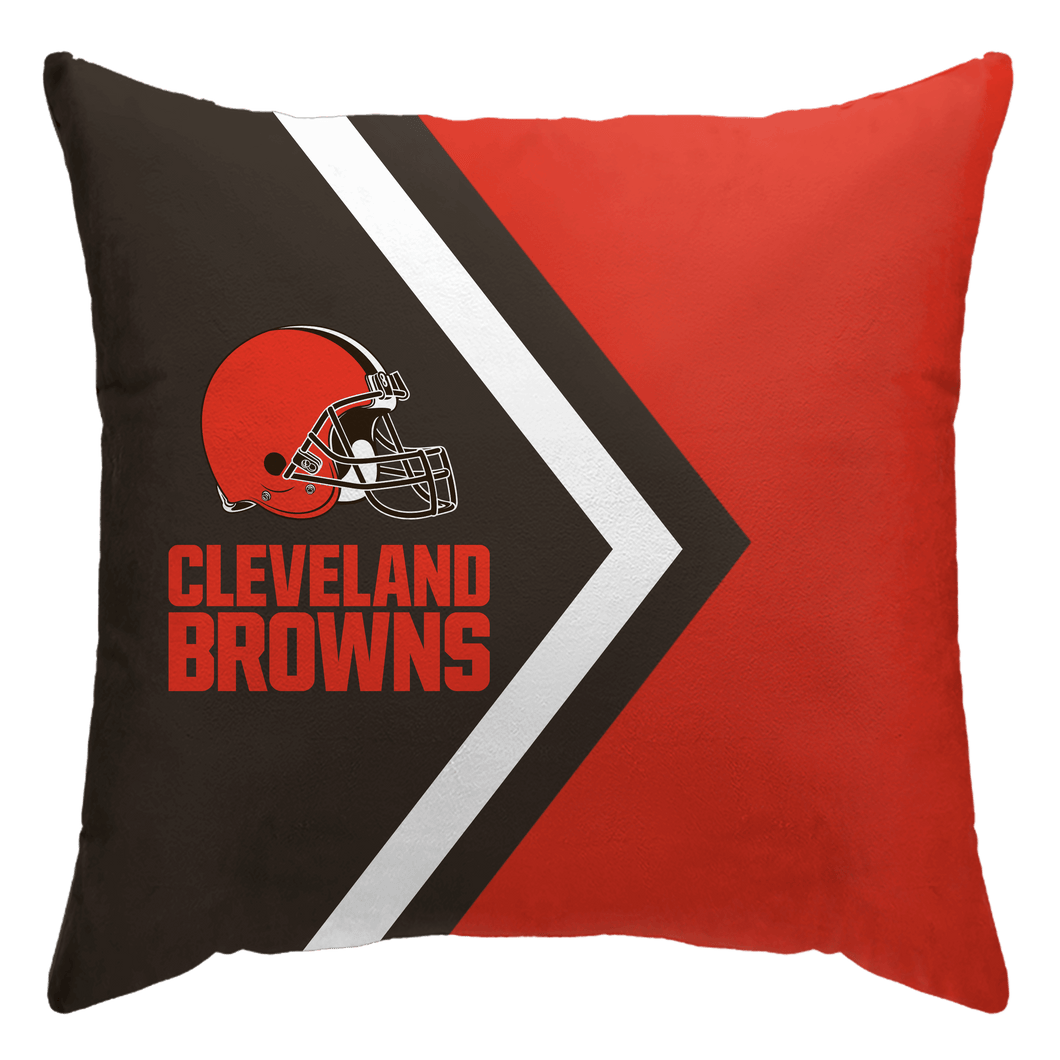 Cleveland Browns Side Arrow Poly Spandex Decor Pillow