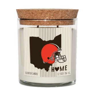Cleveland Browns Home State Cork Top Candle