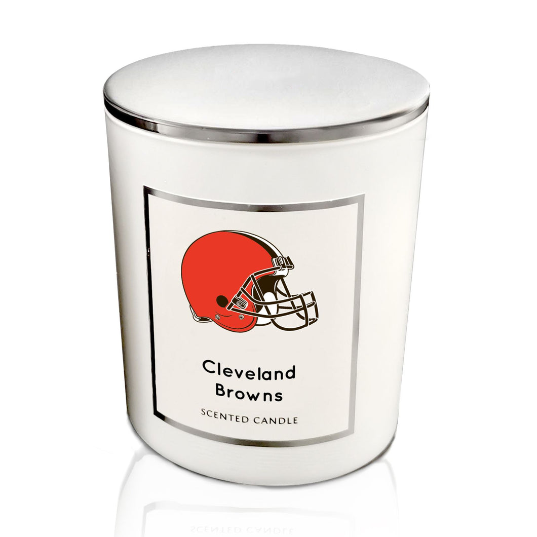 Cleveland Browns White Label Tin Top Candle