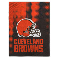 Load image into Gallery viewer, Cleveland Browns Half Tone Drip Blanket
