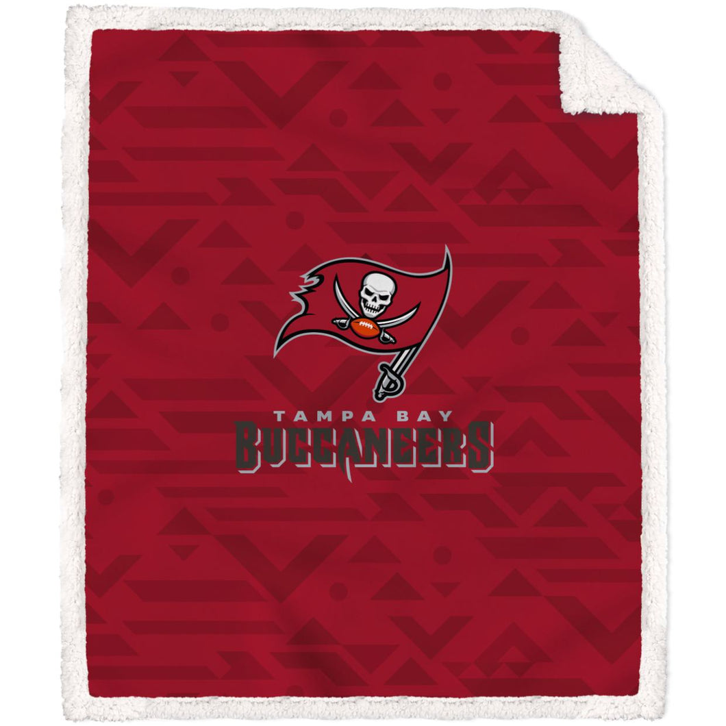Tampa Bay Buccaneers Delta Poly Spandex Blanket with Sherpa