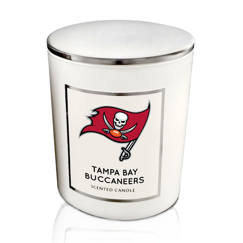 Tampa Bay Buccaneers White Label Tin Top Candle