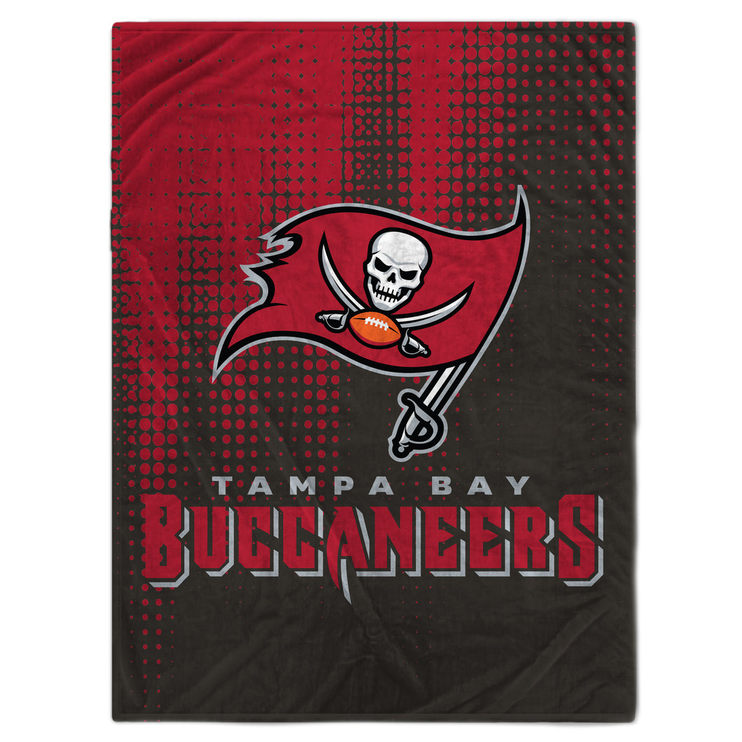 Tampa Bay Buccaneers Half Tone Drip Blanket