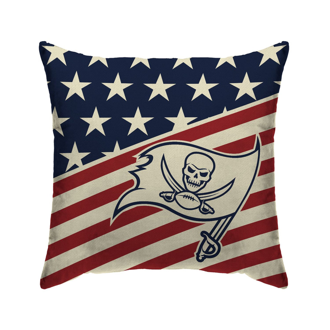 Tampa Bay Buccaneers Americana Duck Cloth Decor Pillow