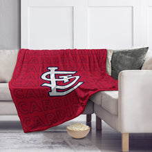 Load image into Gallery viewer, St Louis Cardinals Echo Wordmark Blanket

