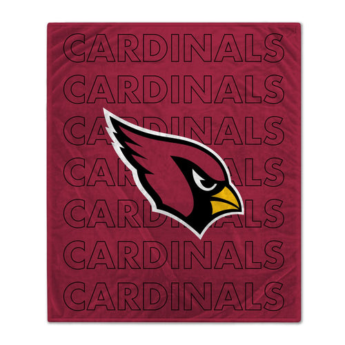 Arizona Cardinals Echo Wordmark Blanket