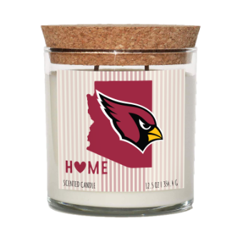 Arizona Cardinals Home State Cork Top Candle