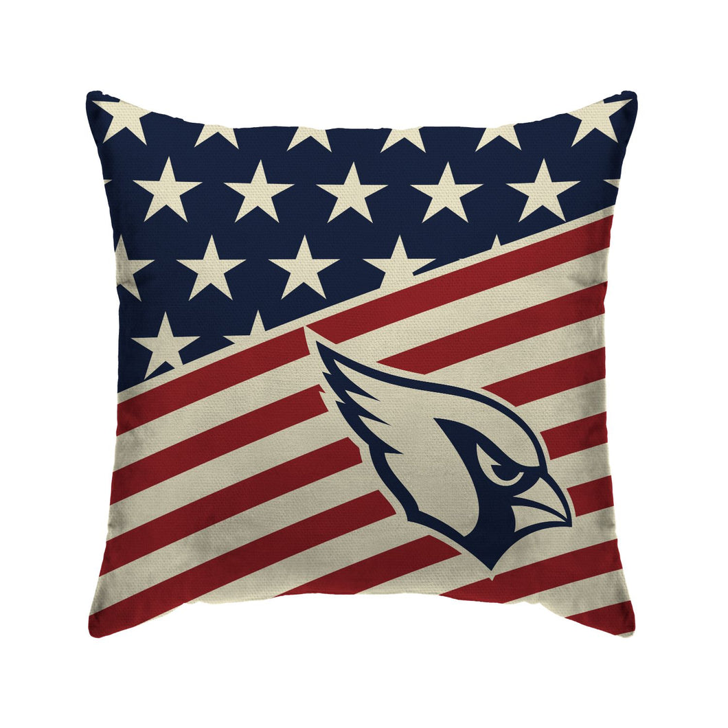 Arizona Cardinals Americana Duck Cloth Decor Pillow