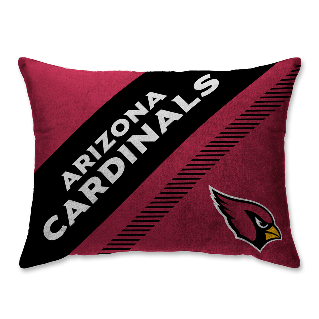 Arizona Cardinals Diagonal Super Plush Bed Pillow