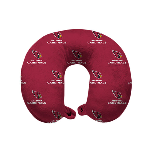 Arizona Cardinals Repeat Logo Polyester Travel Pillow