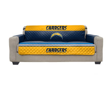 Load image into Gallery viewer, Los Angeles Chargers Sofa Furniture Protector
