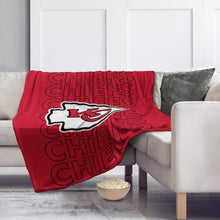 Load image into Gallery viewer, Kansas City Chiefs Echo Wordmark Blanket

