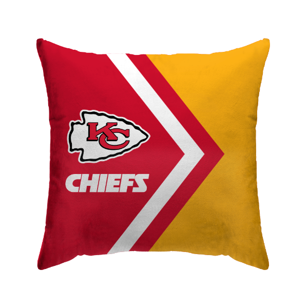 Kansas City Chiefs Side Arrow Poly Spandex Decor Pillow