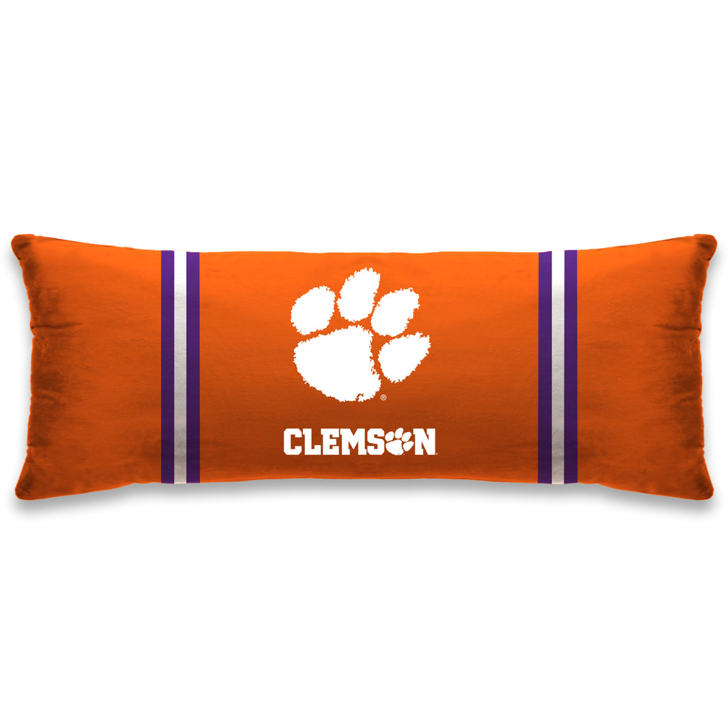Clemson Tigers Standard Logo Body Pillow