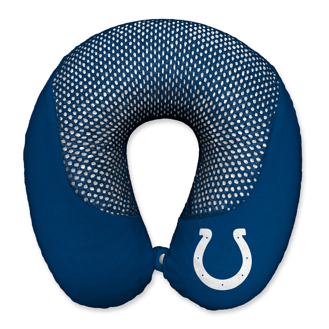Indianapolis Colts Cooling Gel Memory Foam Travel Pillow