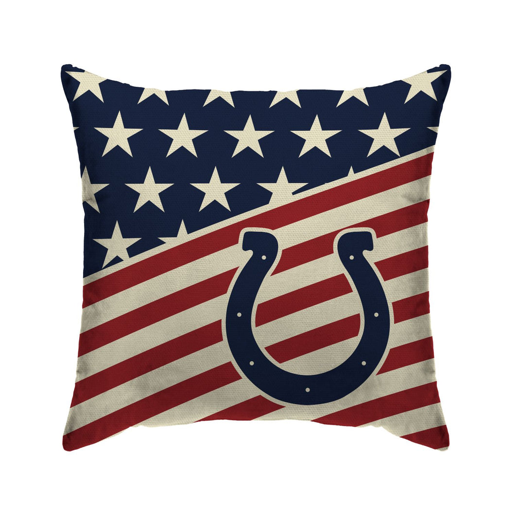 Indianapolis Colts Americana Duck Cloth Decor Pillow