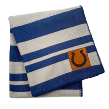 Load image into Gallery viewer, Indianapolis Colts Acrylic Stripe Throw Blanket

