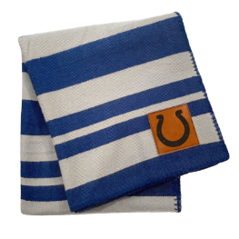 Indianapolis Colts Acrylic Stripe Throw Blanket