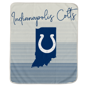 Indianapolis Colts State Stripe Blanket
