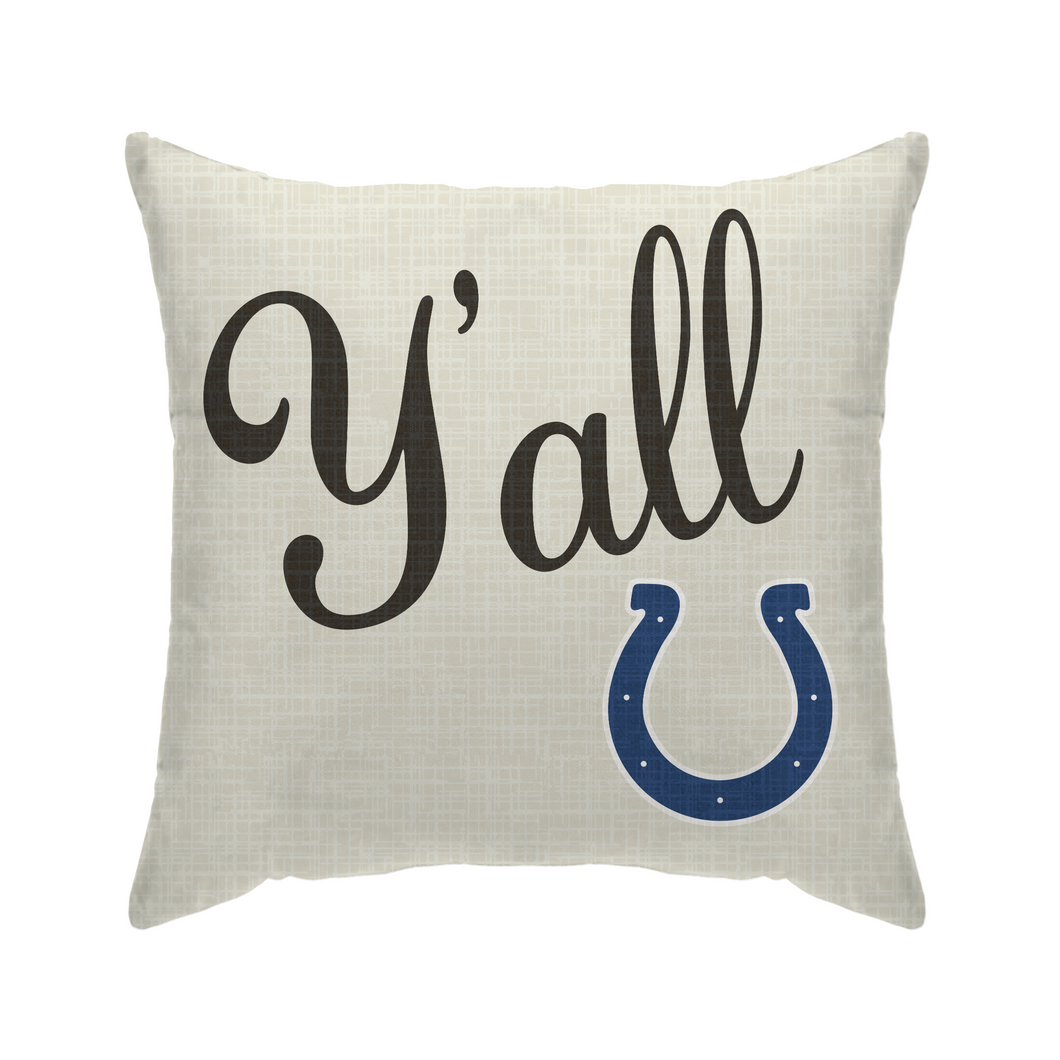 Indianapolis Colts Y'all Duck Cloth Decor Pillow