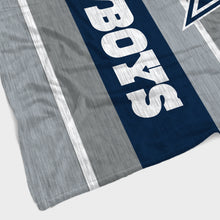 Load image into Gallery viewer, Dallas Cowboys Heathered Stripe Blanket

