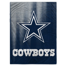 Load image into Gallery viewer, Dallas Cowboys Half Tone Drip Blanket
