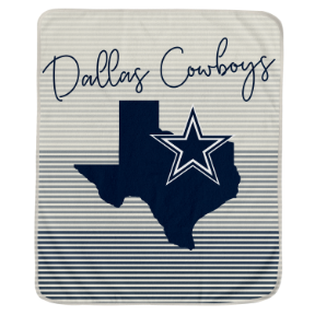 Dallas Cowboys State Stripe Blanket
